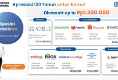 Promo HUT BRI ke-130, Diskon Hingga Rp1,3 Juta untuk Elektronik hingga Investasi Emas