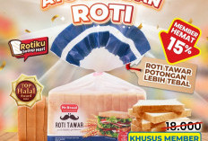 Ayo Sarapan Roti, Khusus Hari Ini, Mr. Bread di Indomaret Cuma Rp 14.500