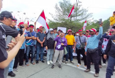 Pasca Kerusuhan, Ribuan Pekerja PT BSA Geruduk Mapolda Lampung Tuntut Pengusutan Tuntas