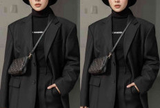 Gemini AI Hadirkan Gaya Monokrom Berkelas Wanita Berhijab Tampil bak Model Runway