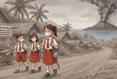Dampak Abu Vulkanik Anak Krakatau, Sekolah di Bandar Lampung Daring Hari Senin