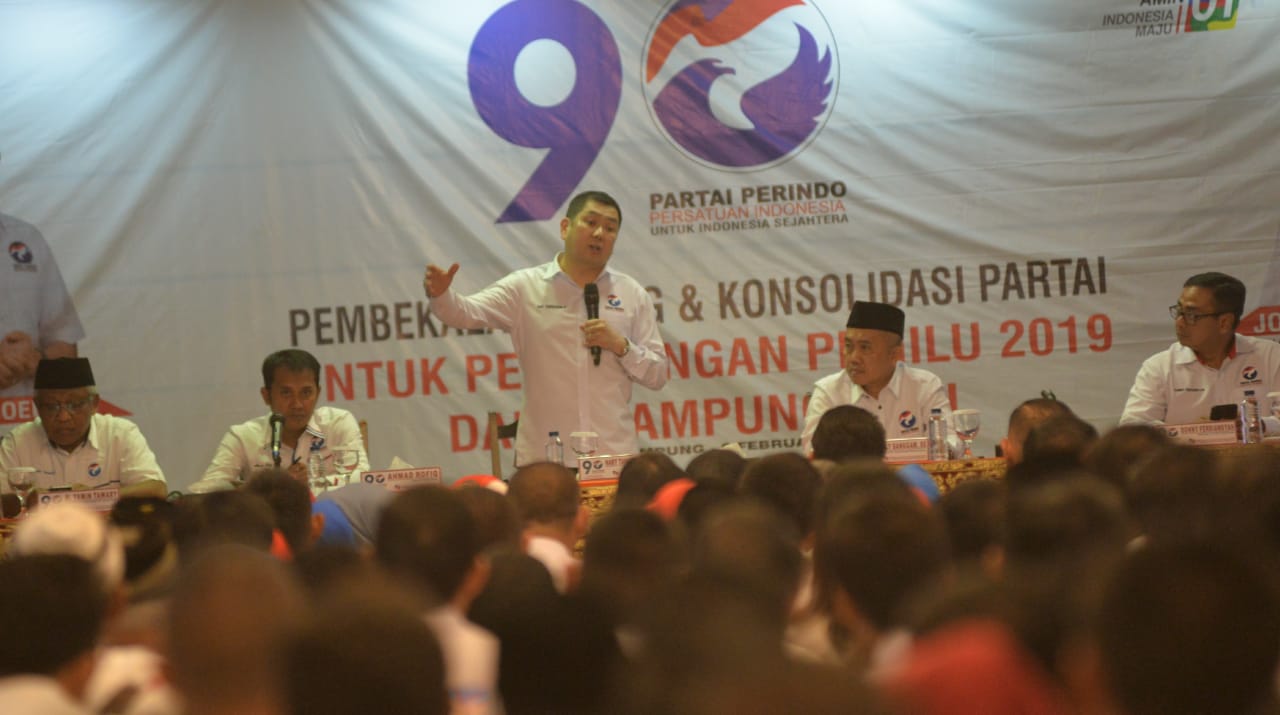 Hary Tanoe Targetkan Lampung Sumbang Dua Kursi DPR