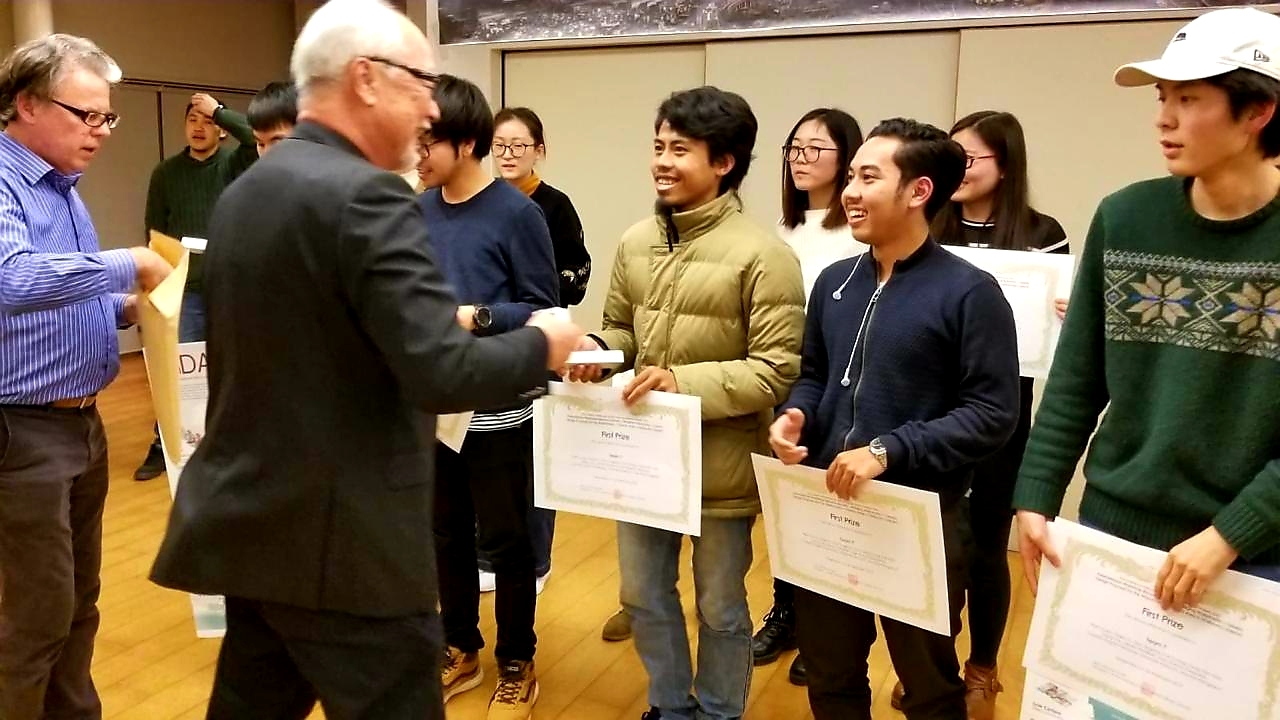 Mahasiswa Arsitektur UBL Sabet Juara I Desain Internasional di Jepang