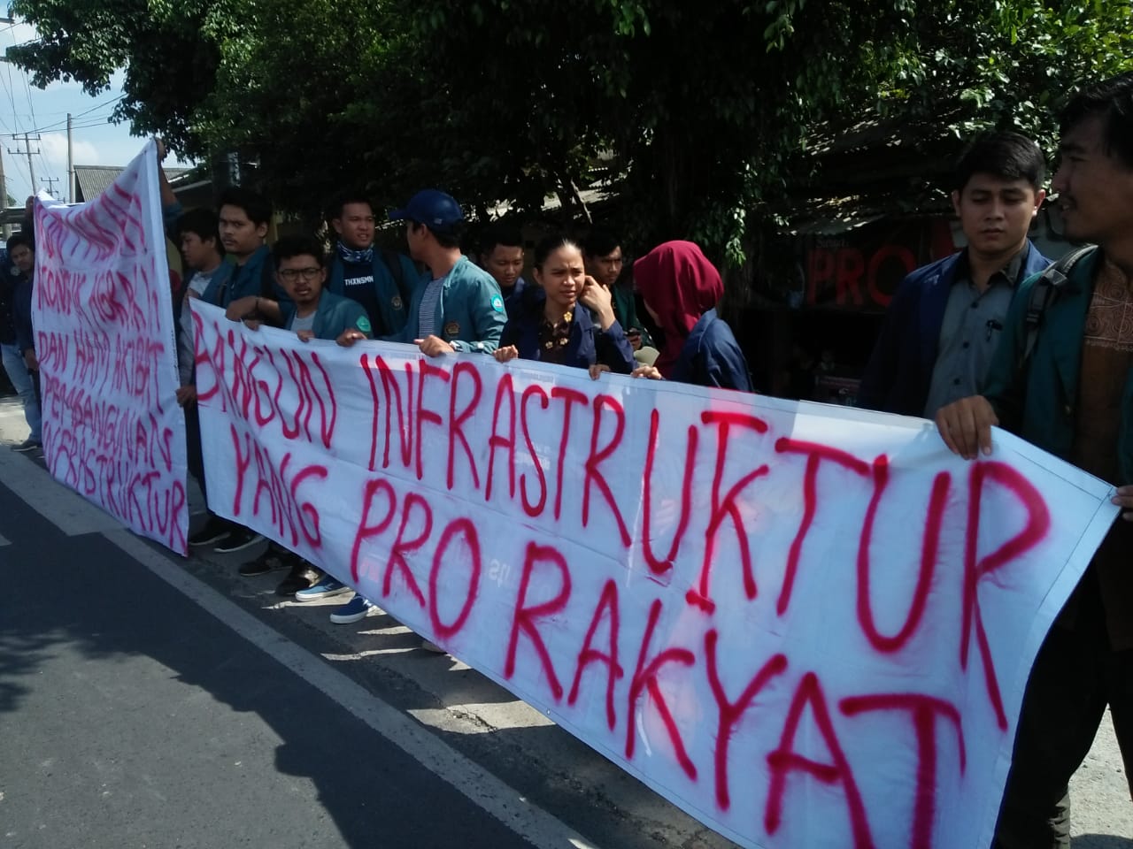 Polda Lampung Bantah Ada Kekerasan Terhadap Aksi Mahasiswa saat Peresmian Jalan Tol
