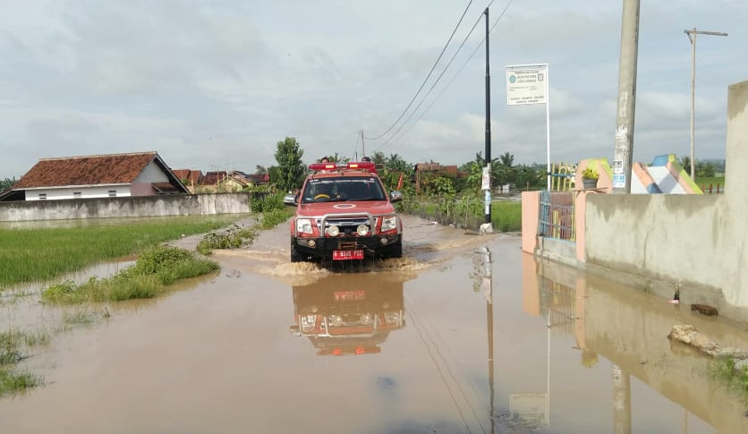 Banjir Pringsewu, Tercatat Enam Rumah Terendam