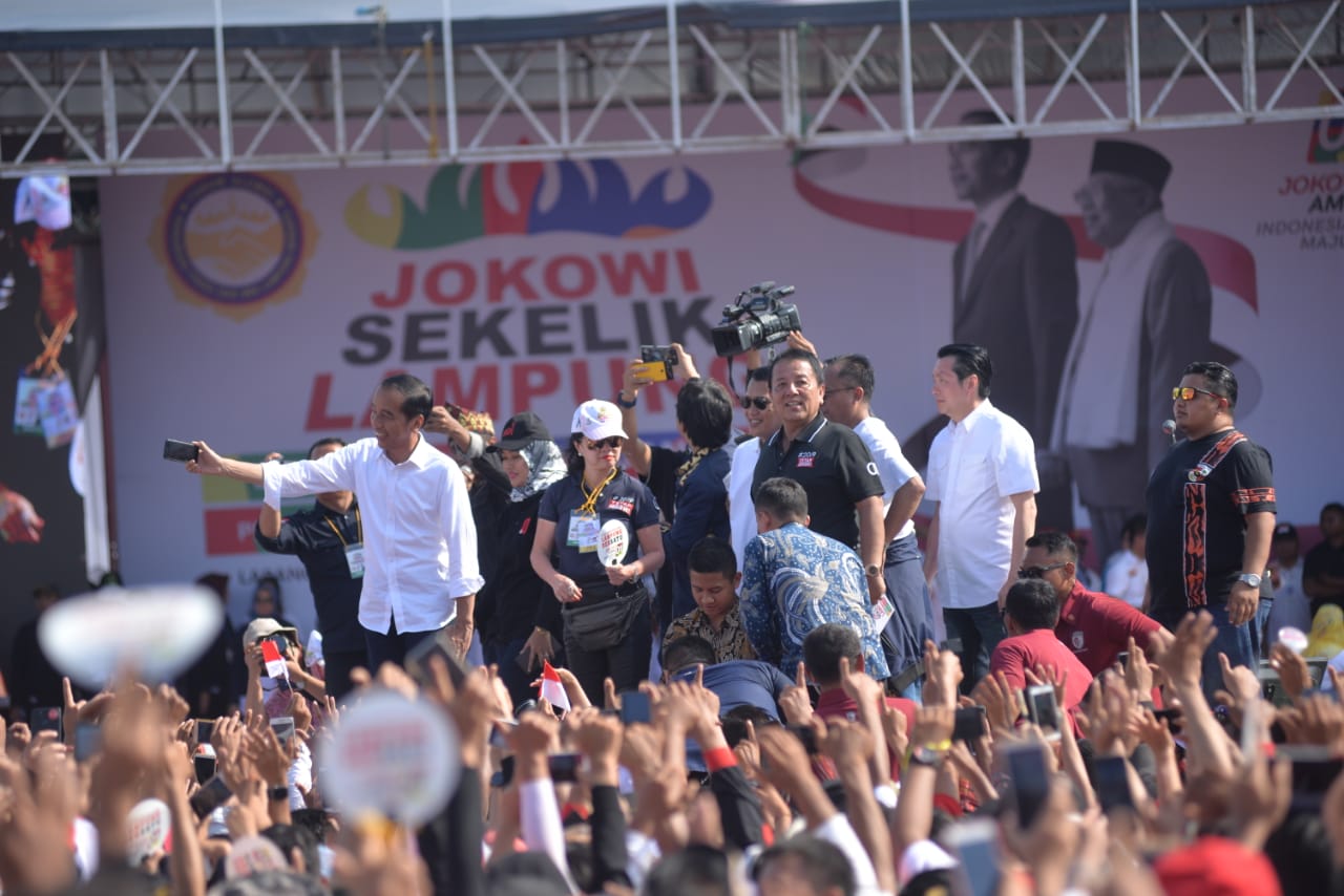 Jokowi ke Lampung, 12 Kada Cuti Kampanye