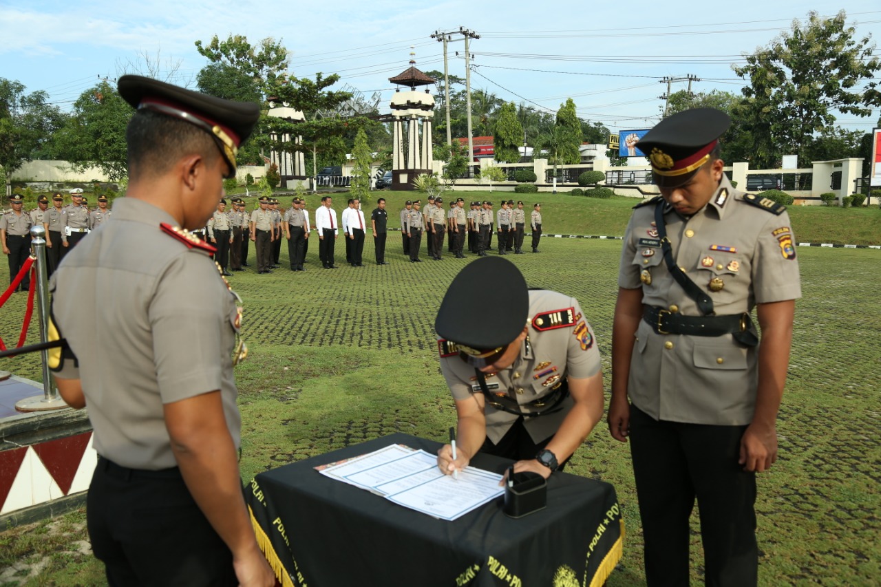 Jabatan Kasat Reskrim Polres Lampura Diserahterimakan