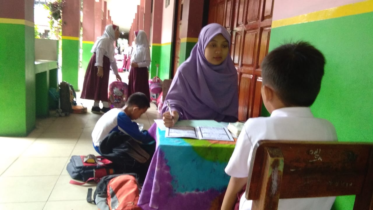 Siswa SD Al Kautsar Setor Hafalan Surah Alquran Tiap Hari