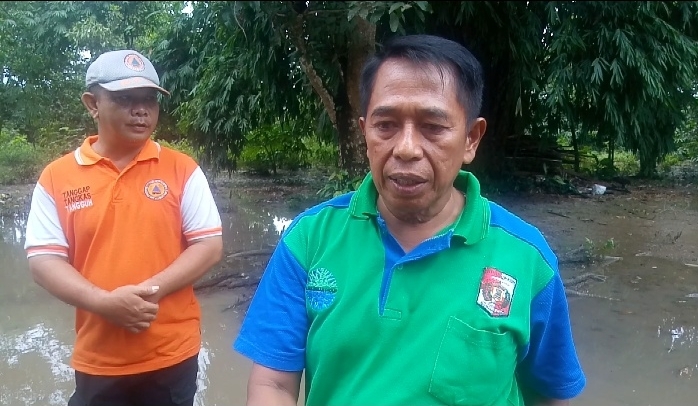 Luapan Sungai Wayumban Banjiri Pemukiman Warga