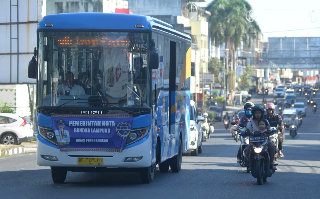 Cuma Setor Rp100 Ribu Per Hari, Omset Oprasional Bus Trans Bandarlampung Sempat Limbung