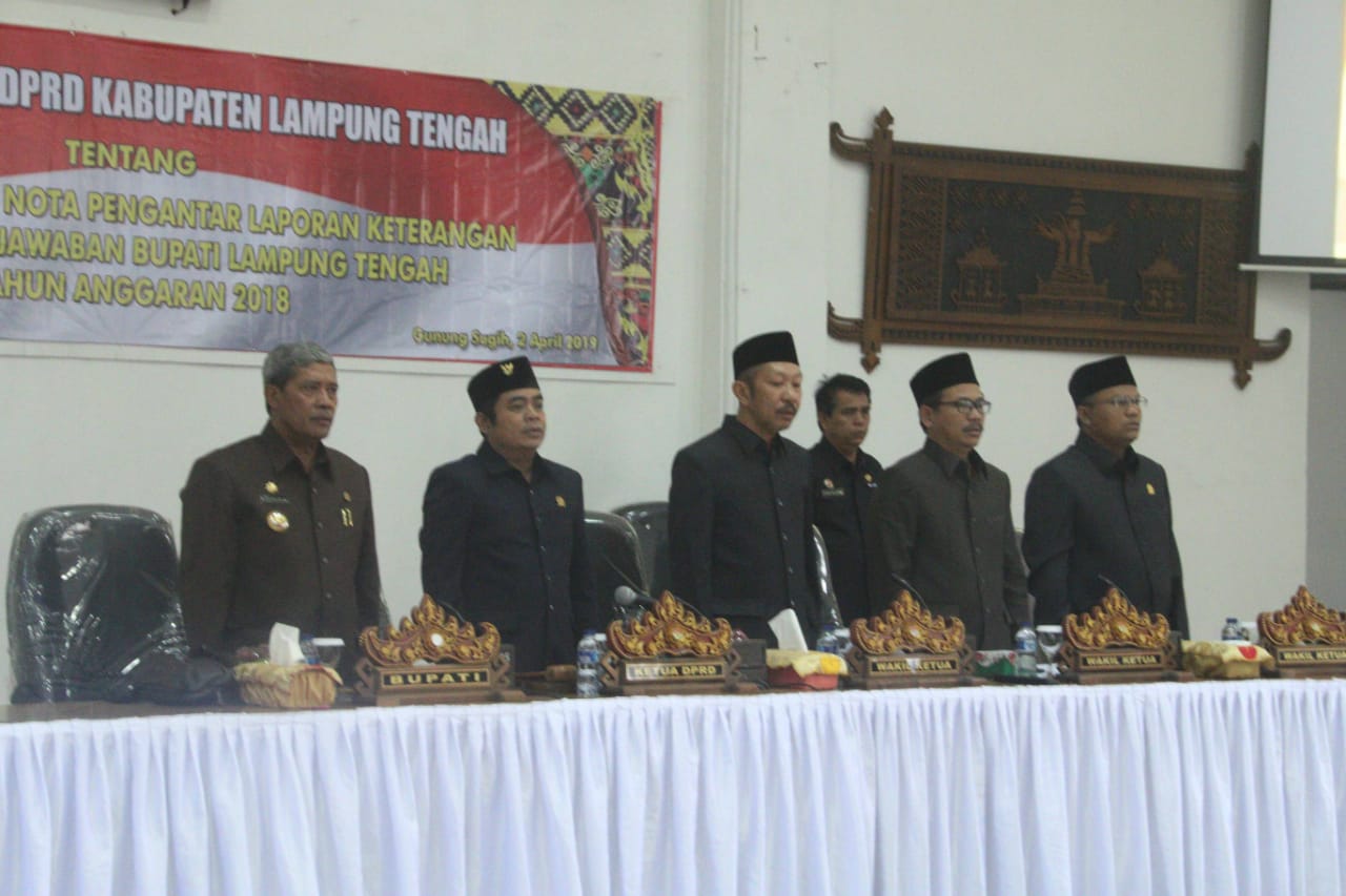 Sikapi LKPj Bupati, DPRD Lamteng Sorot Pendapatan Daerah