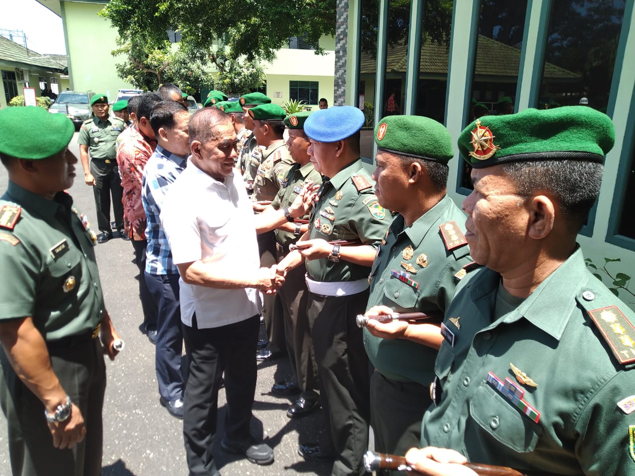 Berkunjung ke Lampung, Menhan Beri Pembekalan Soal Pertahanan