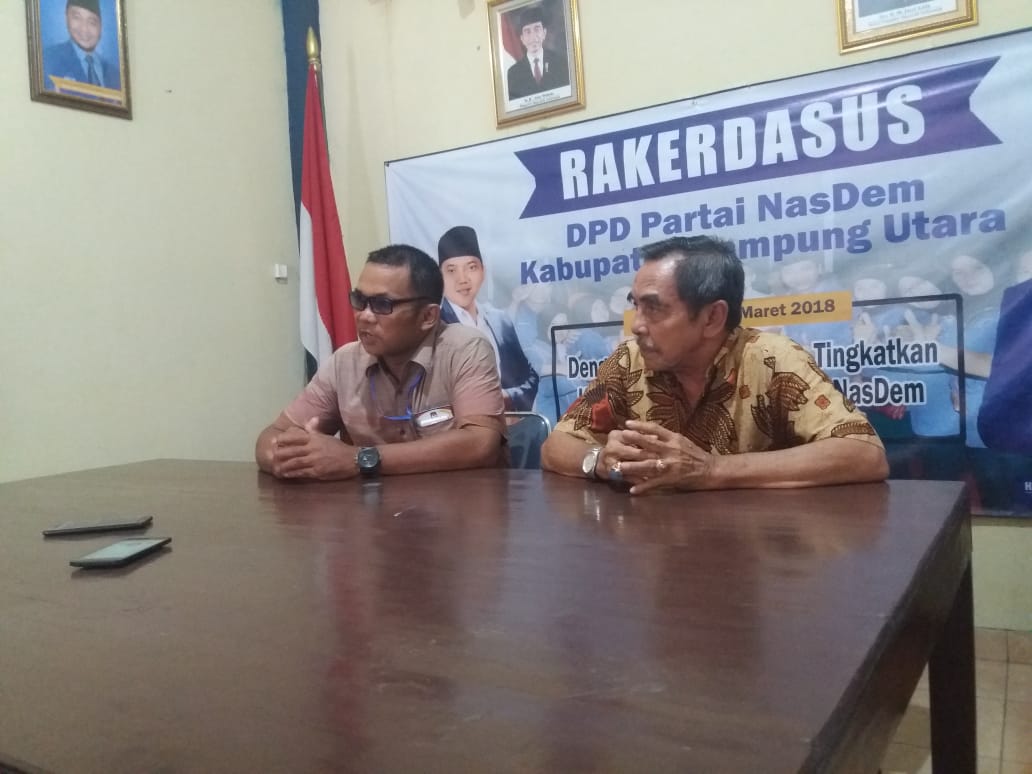 Partai Nasdem Lampura Laporkan PPK Abung Selatan