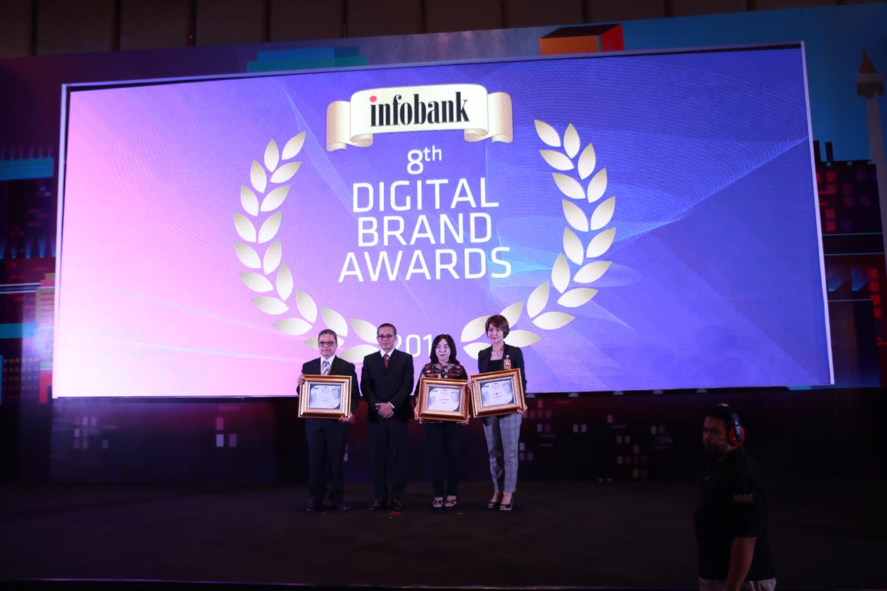 Bank Lampung Sabet Penghargaan Digital Brand Awards 2019