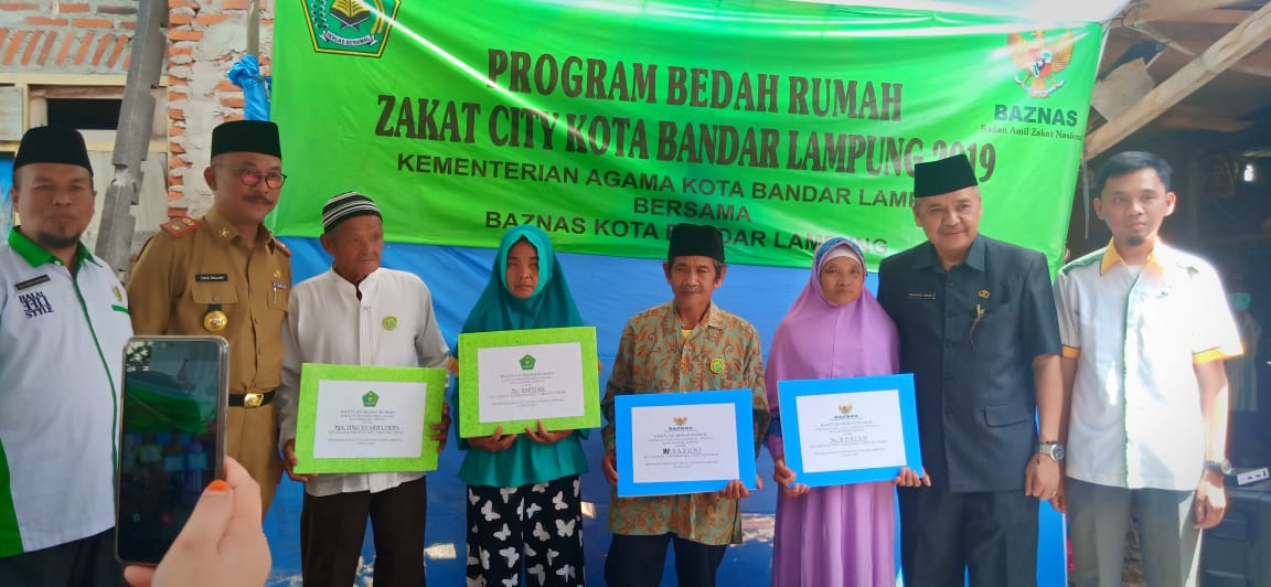 Zakat City Bedah Empat Rumah