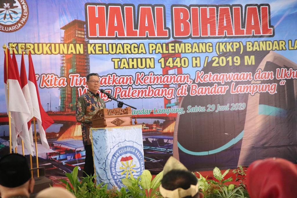 Kerukunan Keluarga Palembang Diminta Berpartisipasi Bangun Lampung