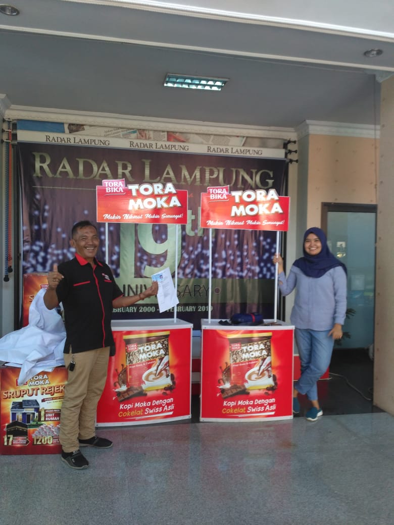 Cari Kotak Undian Sruput Rejeki Toramoka, Kunjungi Kantor Radar Lampung Group