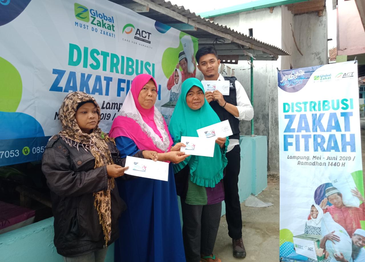 ACT Lampung-Global Zakat Saluran Zakat Fitrah