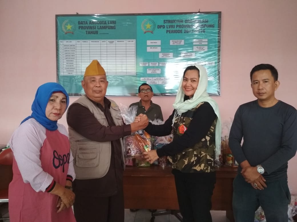 50 Veteran Lampung Dapat Paket Lebaran