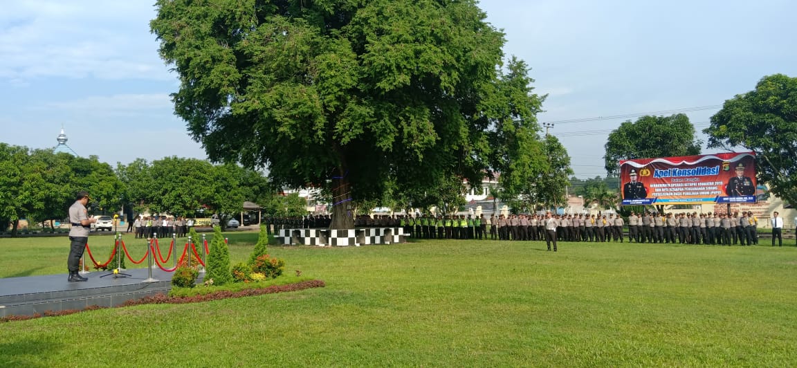 Operasi Ketupat Krakatau Rampung, Polres Lamteng Gelar Apel Konsolidasi