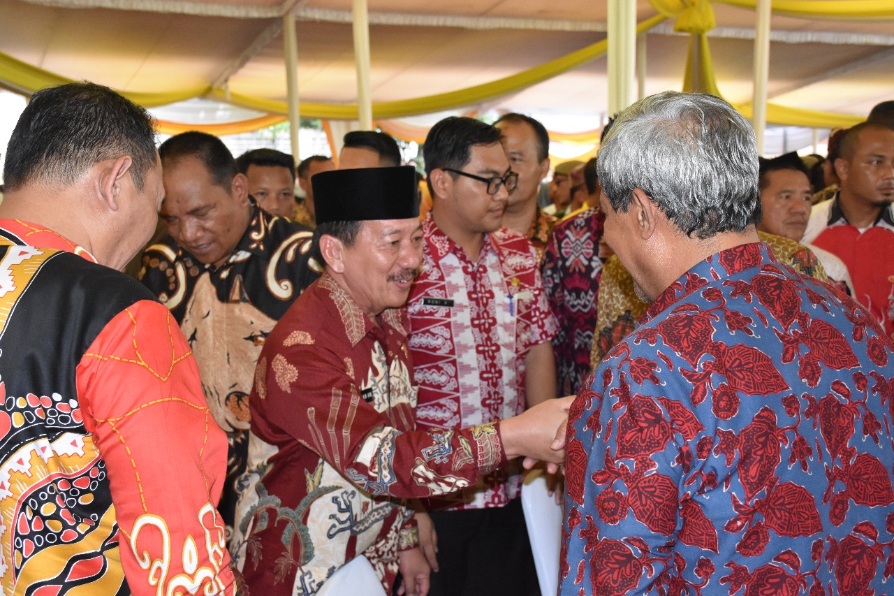 Herman H.N. Turut Sambut Gubernur dan Wakil Gubernur Lampung