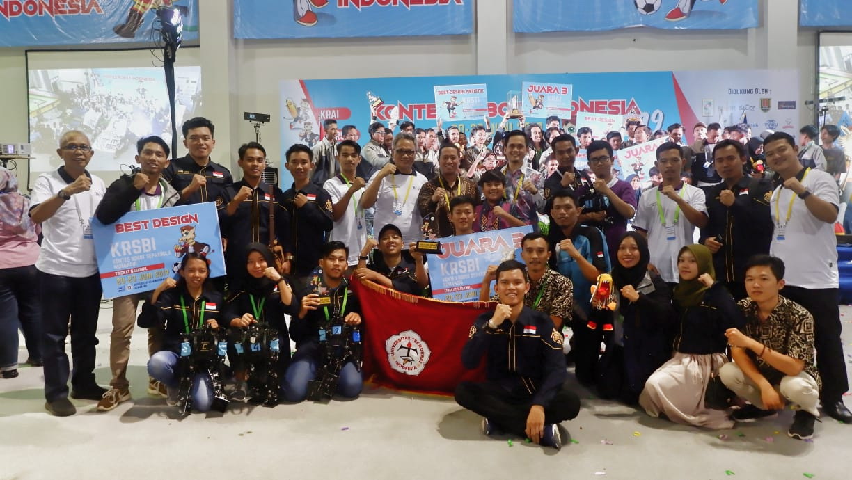 Lagi, Teknokrat Raih Juara Kontes Robot Indonesia 2019