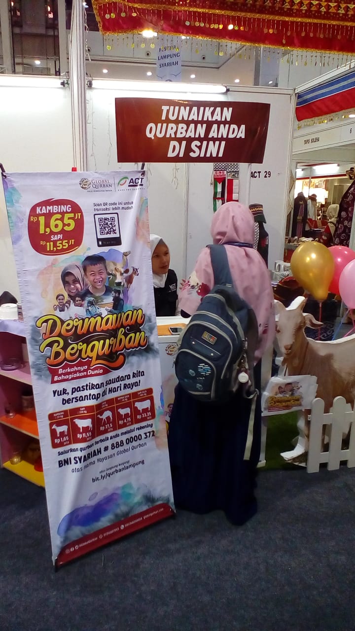 Pengunjung Flash 2019 Bisa Berkurban Lewat Global Qurban-ACT Lampung