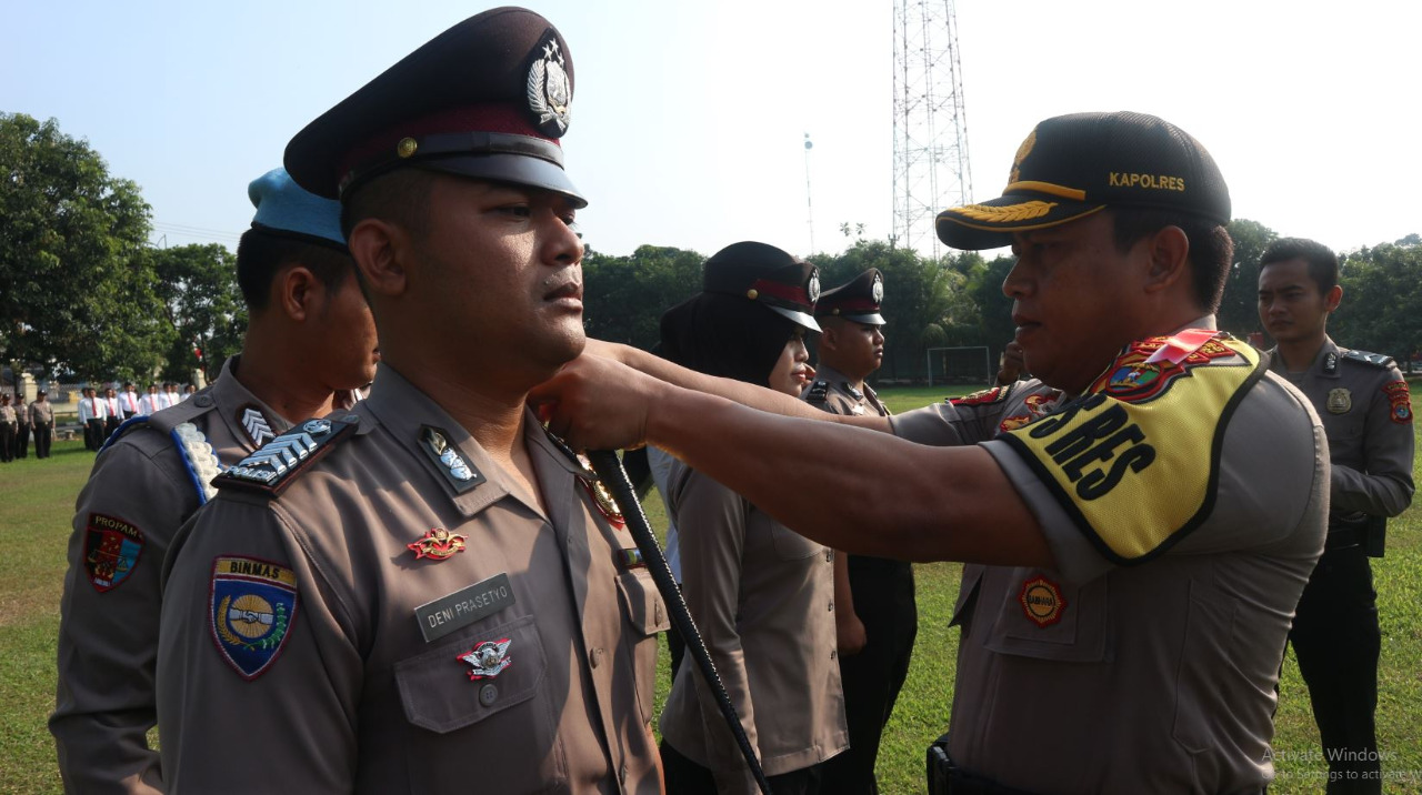 Kapolres Ingatkan Konsekuensi dan Tanggung Jawab Naik Pangkat