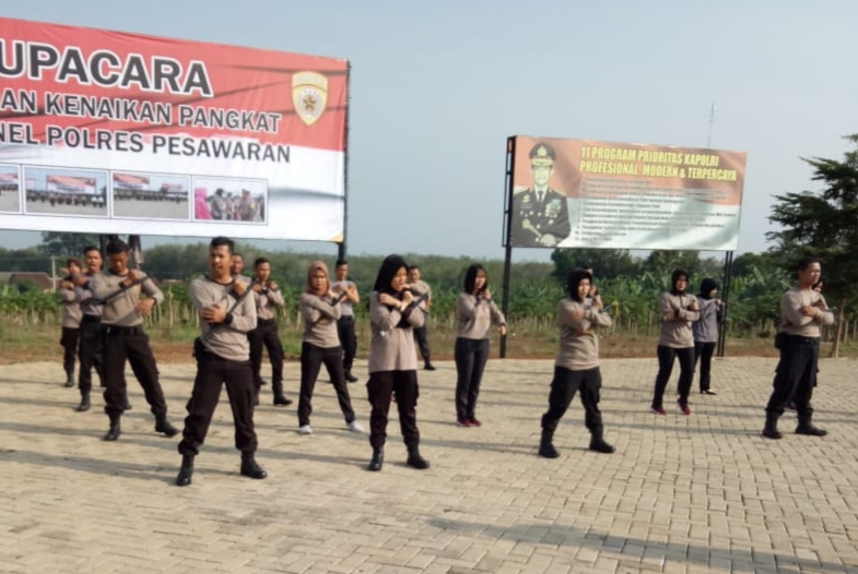 Pesan Kapolres Pesawaran, Maksimalkan Tongkat T Polri