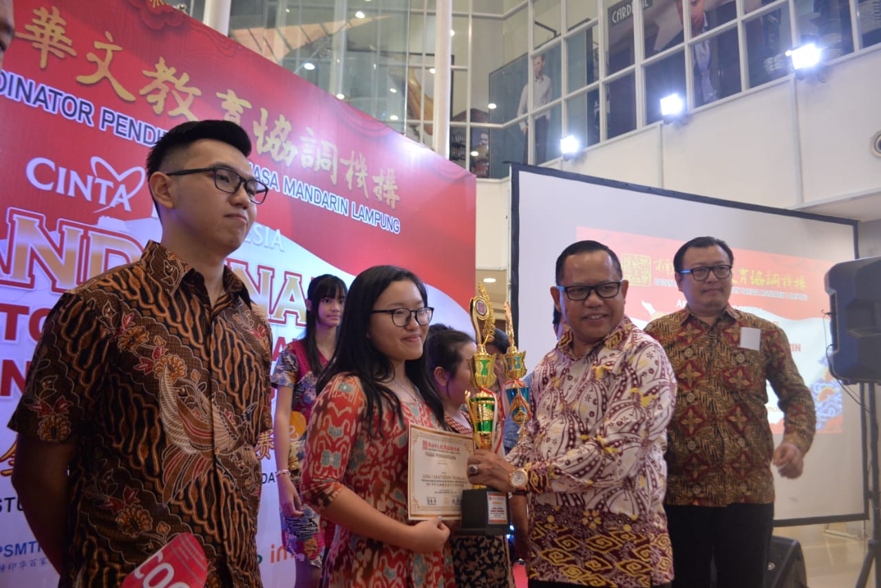 Inilah Para Juara Pidato Bahasa Mandarin Lampung 2019