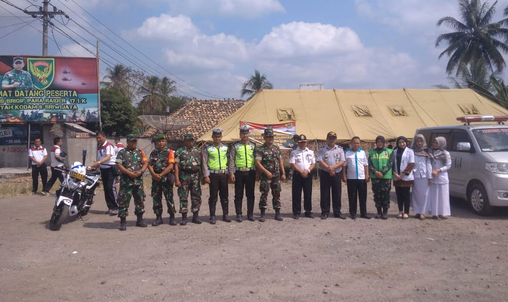 Kodim 0427 Dirikan Pospam Lancarkan Serpas Latihan Antar Cabang