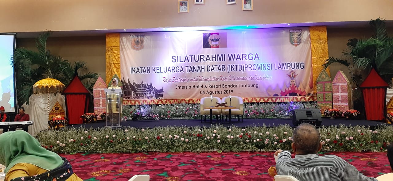 Bupati Tanah Datar Hadiri Siahturahmi IKDT Lampung