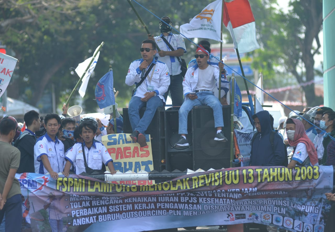 Gubernur Lampung Diminta Keluarkan Rekomendasi Tolak Revisi UU Ketenagakerjaan
