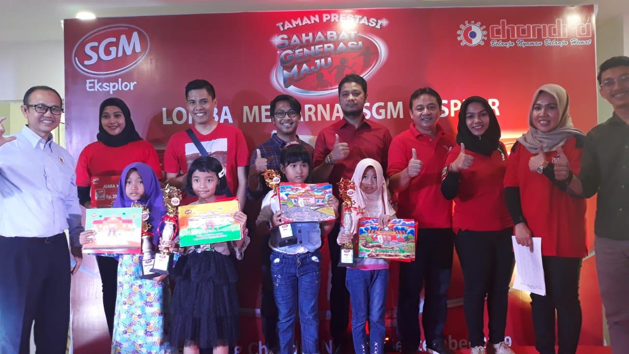 Chandra-SGM Majukan Generasi dengan Lomba Mewarnai