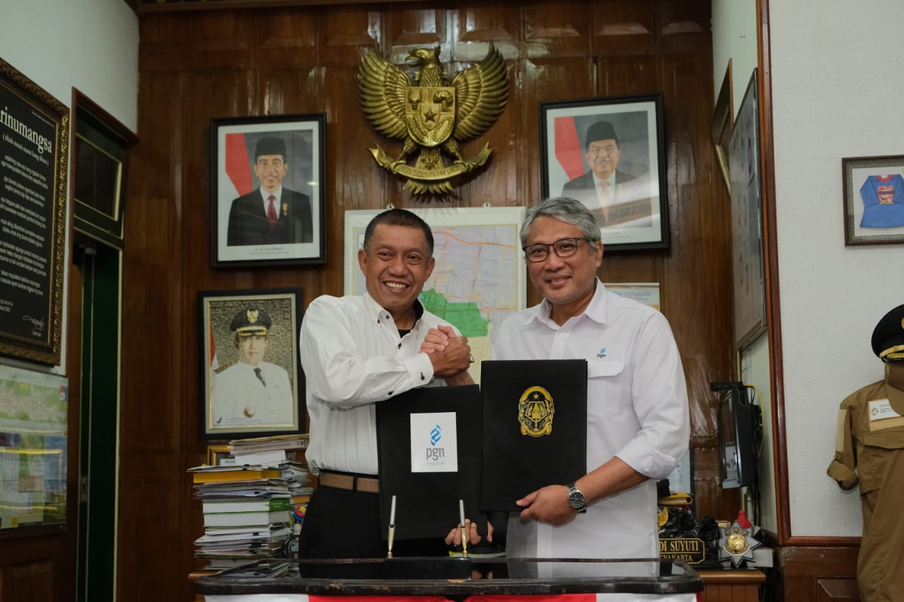 Tunjang Program Smart City, PGN-Pemkot Yogyakarta Kerjasama Pemanfaatan Gas Bumi