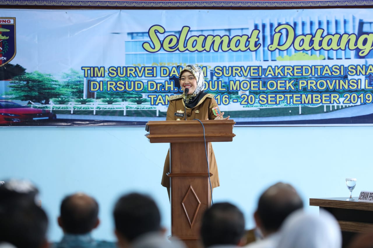 Wagub Lampung Optimis RSUDAM Kembali Terakreditasi Paripurna