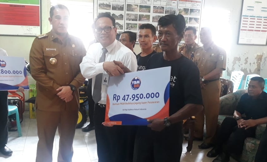 YBM BRI Lampung Bantu Petani dan UMKM di Pesawaran