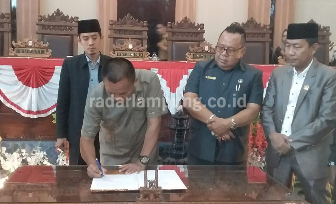 DPRD Lamtim Usulkan Penetapan Pimpinan Dewan