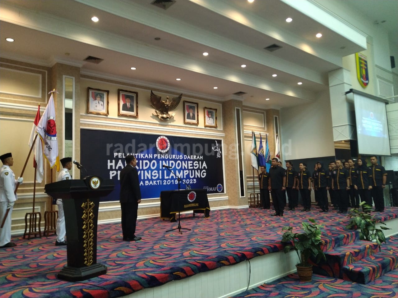 Danlanal Lampung Kol. Laut (P) Albertus Agung Priyo S Kembali Jabat Ketua Hapkido Lampung