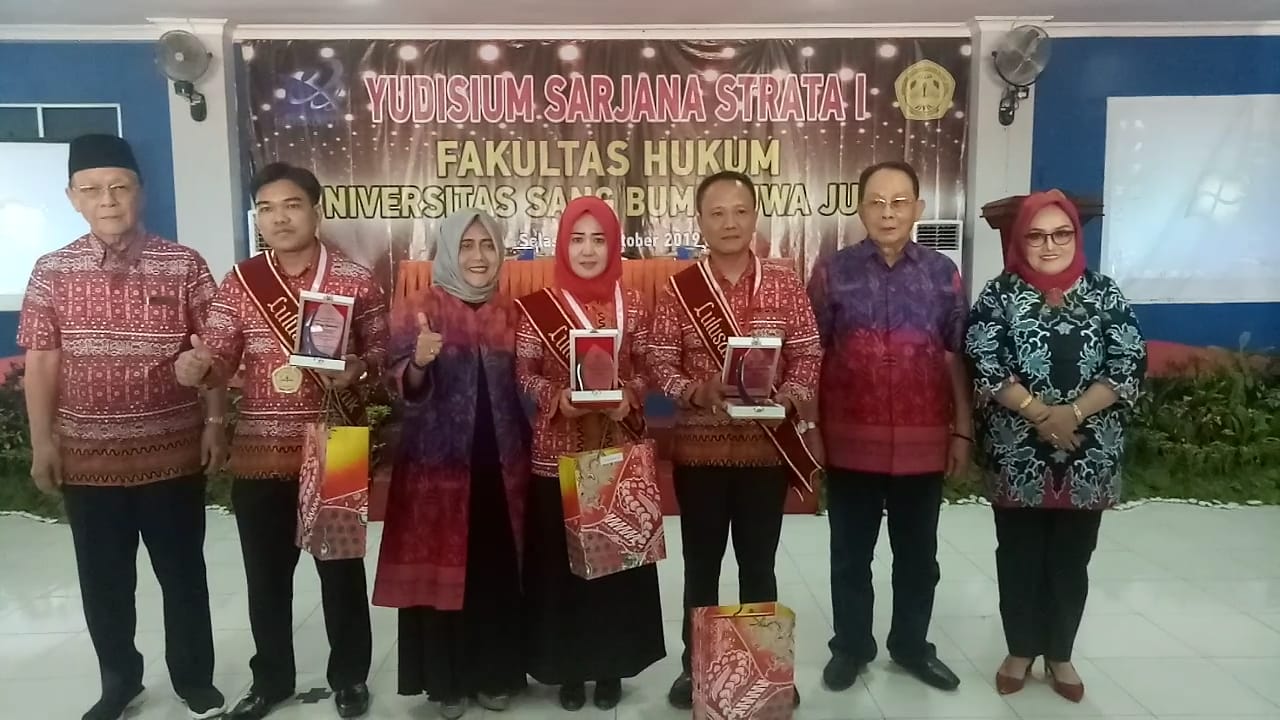 Universitas Saburai Yudisium 134 Mahasiswa Fakultas Hukum