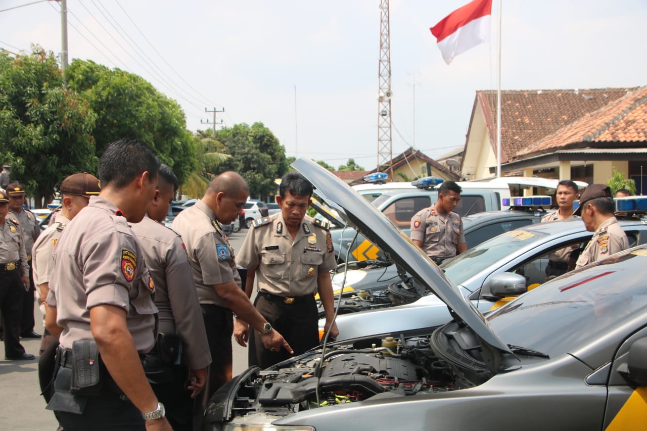 Tim Puslitbang Polri Cek Kendaraan Patroli Polres Metro