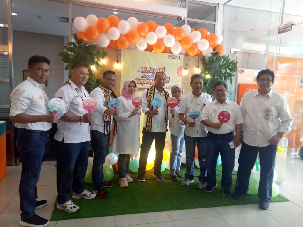 Kick Off Bulan Layanan BNI Hadir di Cabang Tanjungkarang