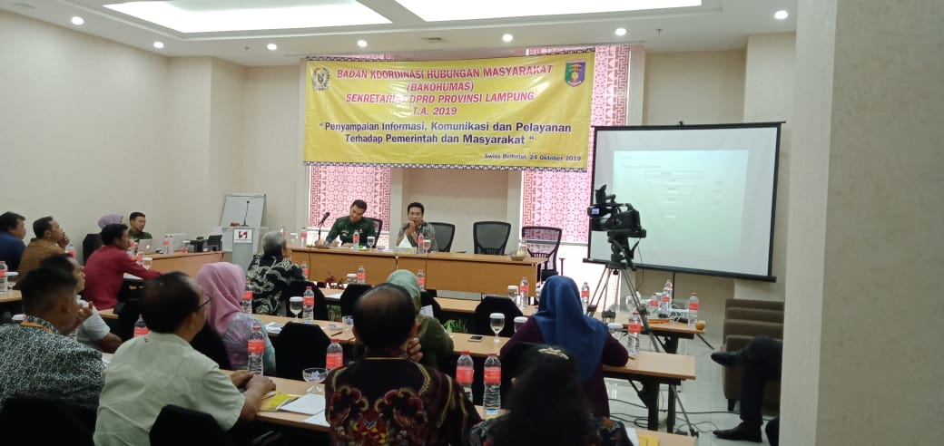 Bakohumas DPRD Lampung Tingkatkan Pemahaman Penyampaian Informasi dan Komunikasi
