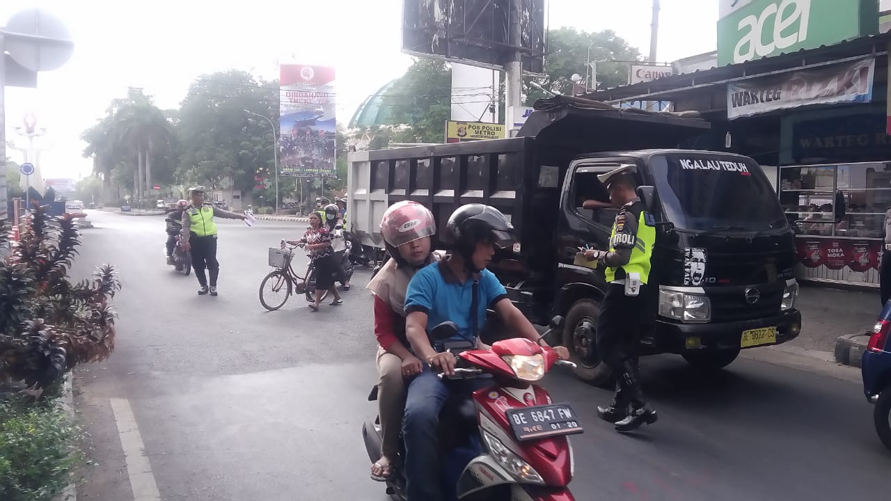 Langgar KTL, 80 Pengendara di Sangsi Tilang