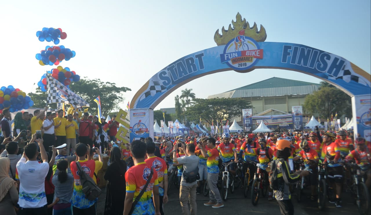 4 ribu Peserta Ramaikan Fun Bike Indomaret 2019