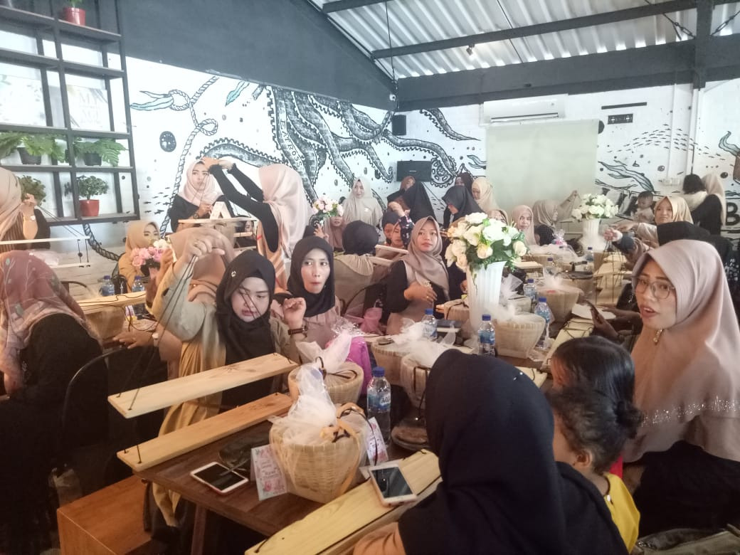 Komunitas Upload DIY Regional Lampung asah Kreatifitas Ibu-ibu