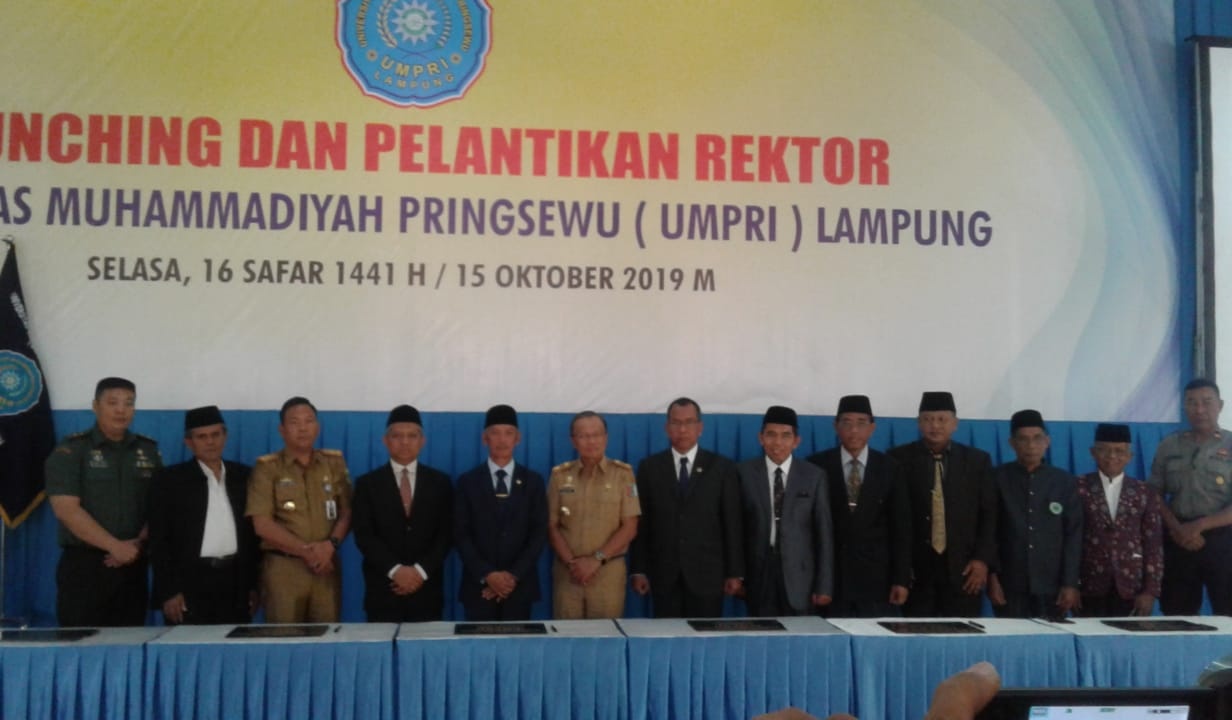 Lantik Rektor Sekaligus Launching Universitas Muhammadiyah Pringsewu