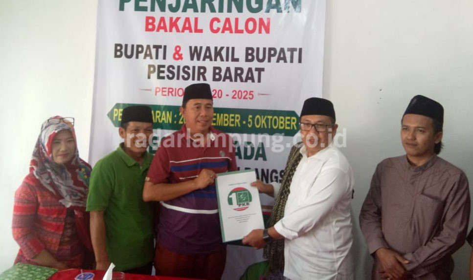 Wakil Ketua NU Lampung Ikut Penjaringan PKB Pesbar