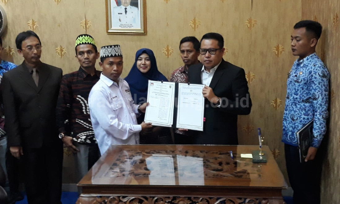 Tanda Tangan NPHD, KPU Pesawaran Dapat Rp28 M, Bawaslu Belum Sepakat