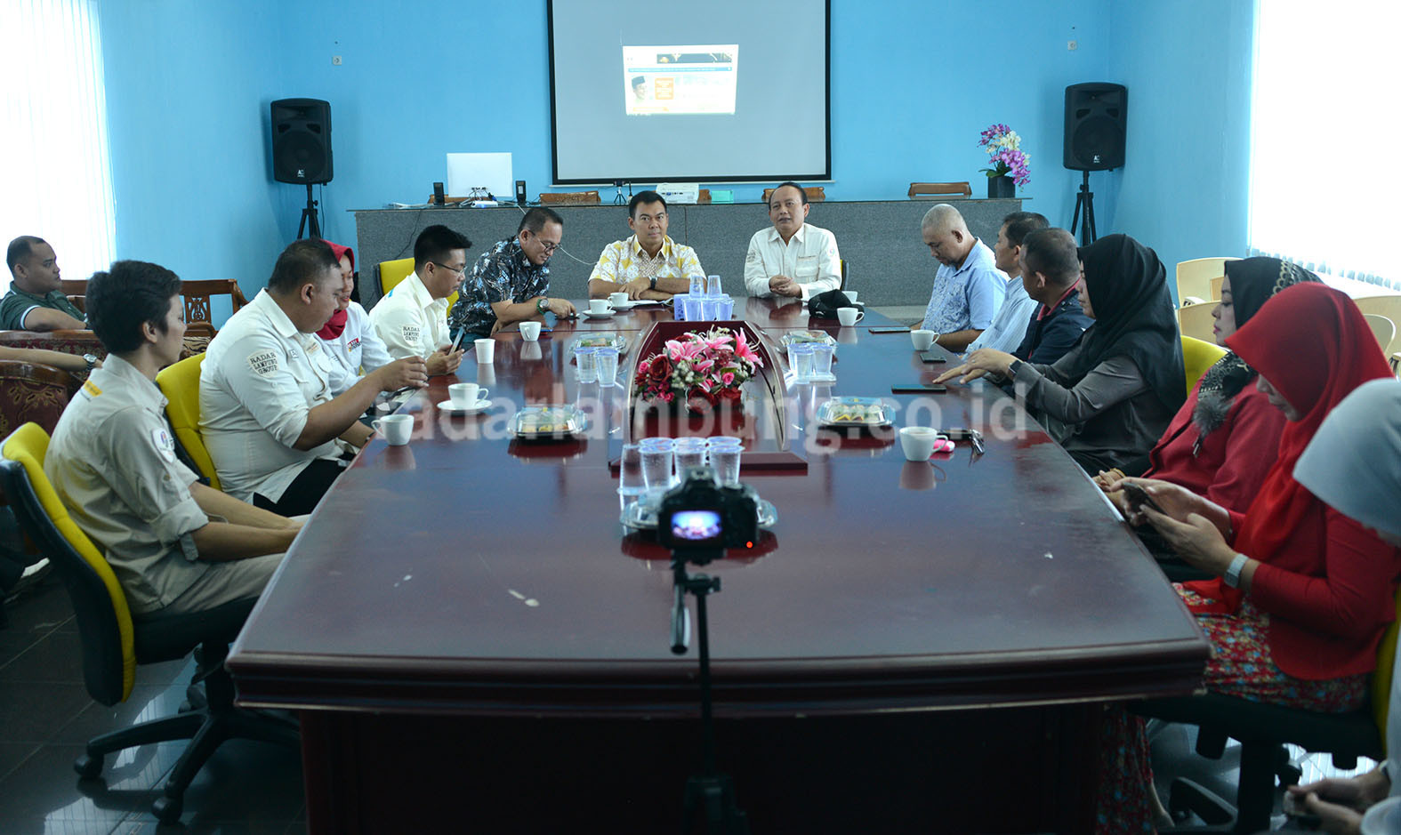 Bacawalkot Bandarlampung Rycko Menoza Sambangi Graha Pena